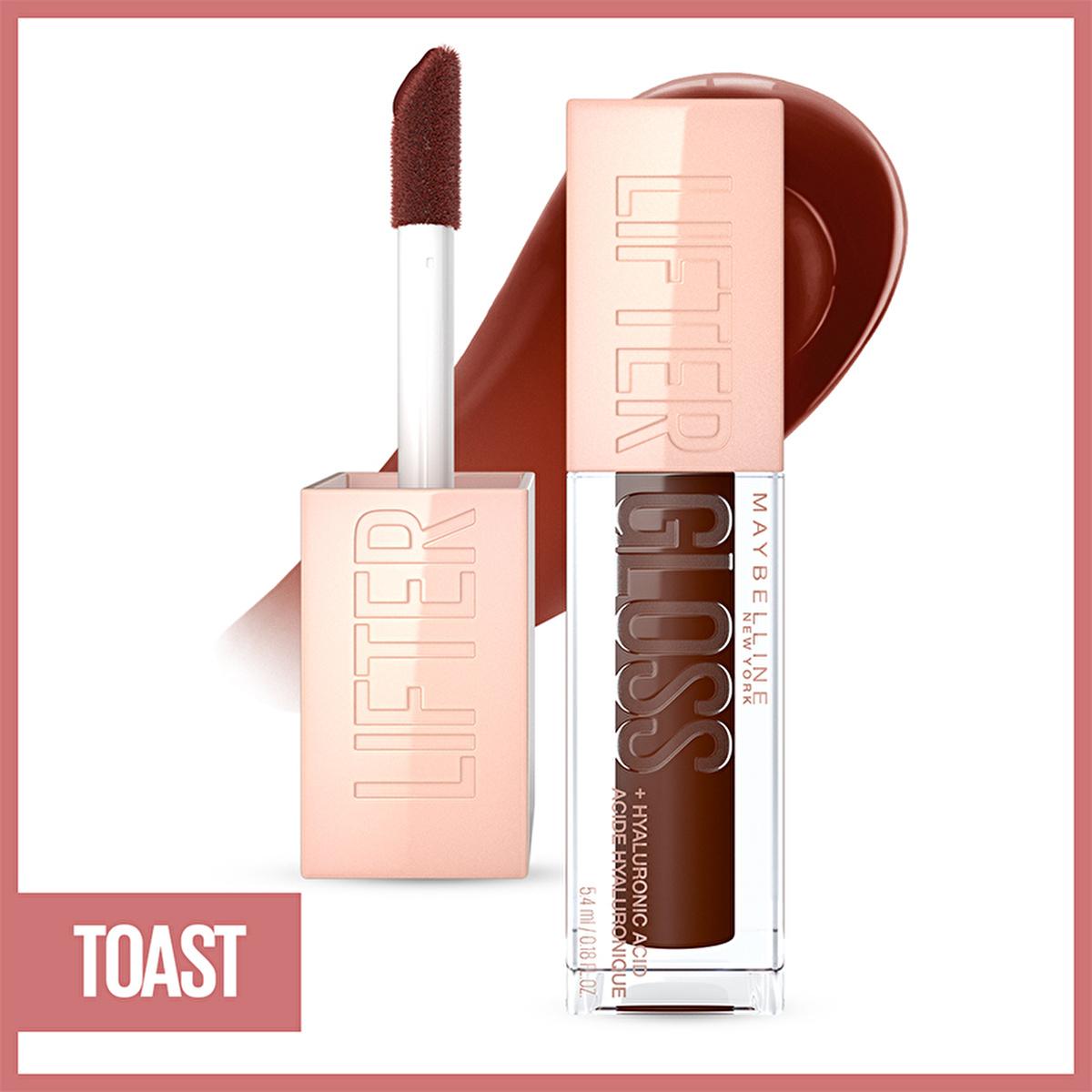 Maybelline Lifter Gloss: Honey'd Nude Lip Gloss with Hyaluronic Acid for Hydrated, Fuller-Looking Lips - High Shine, Moisturizing Formula by Beauty Care Bag