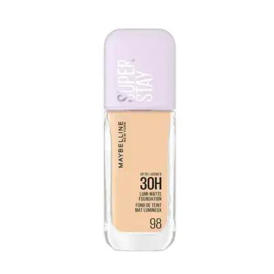 Maybelline New York Lumi Mat Fondšten - 098, Matte Foundation for Natural Finish, Lightweight & Long-Lasting by Beauty Care Bag