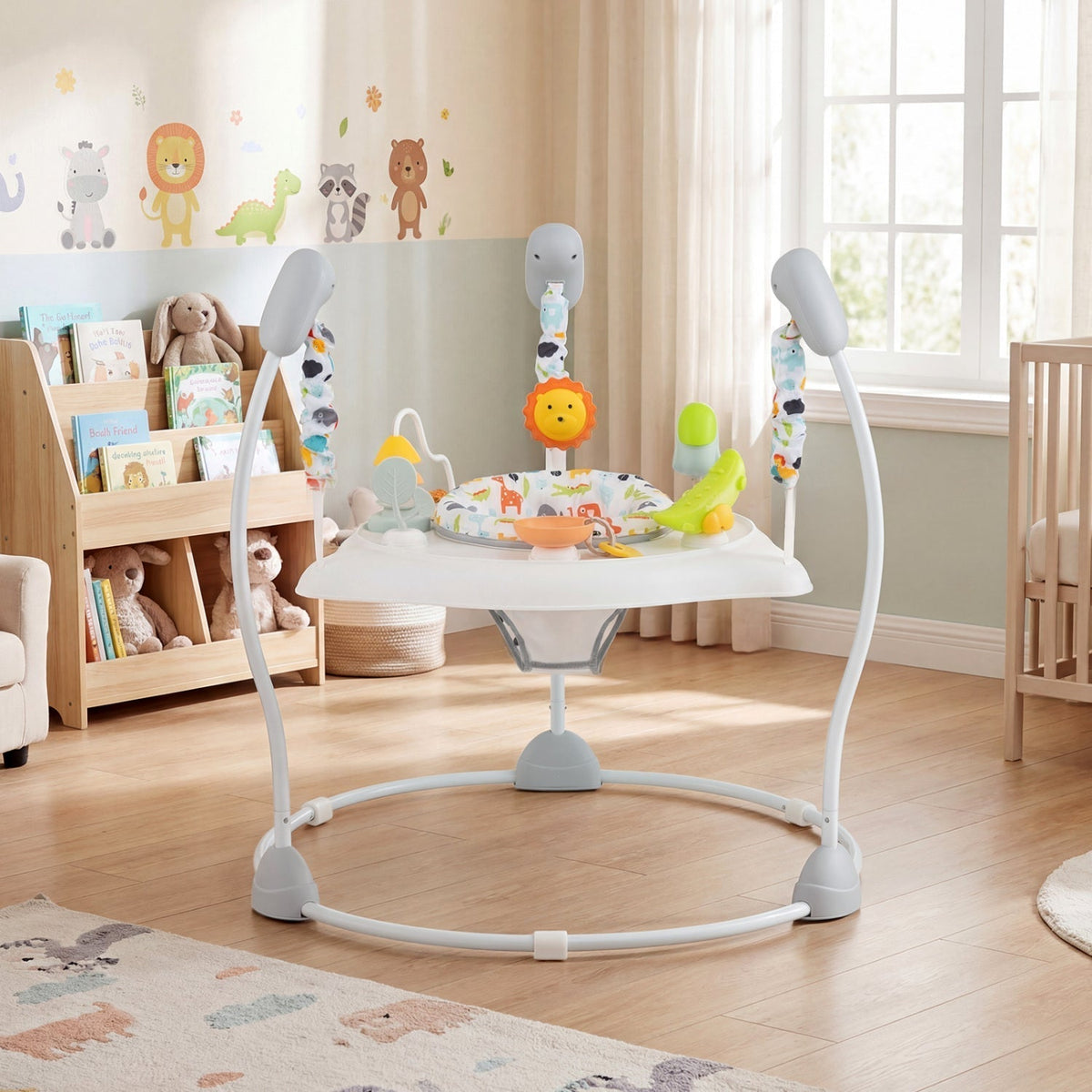 Baby Jump and Play Activity Center with Rotatable Seat and Interactive ToysTorqelo.com