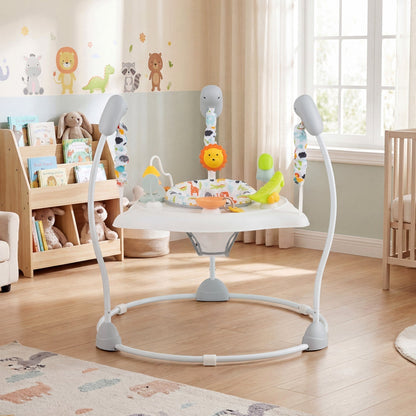 Baby Jump and Play Activity Center with Rotatable Seat and Interactive ToysTorqelo.com