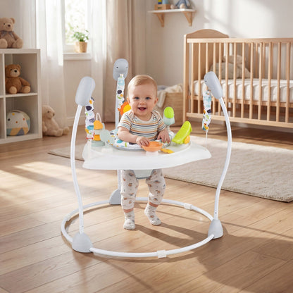 Baby Jump and Play Activity Center with Rotatable Seat and Interactive ToysTorqelo.com