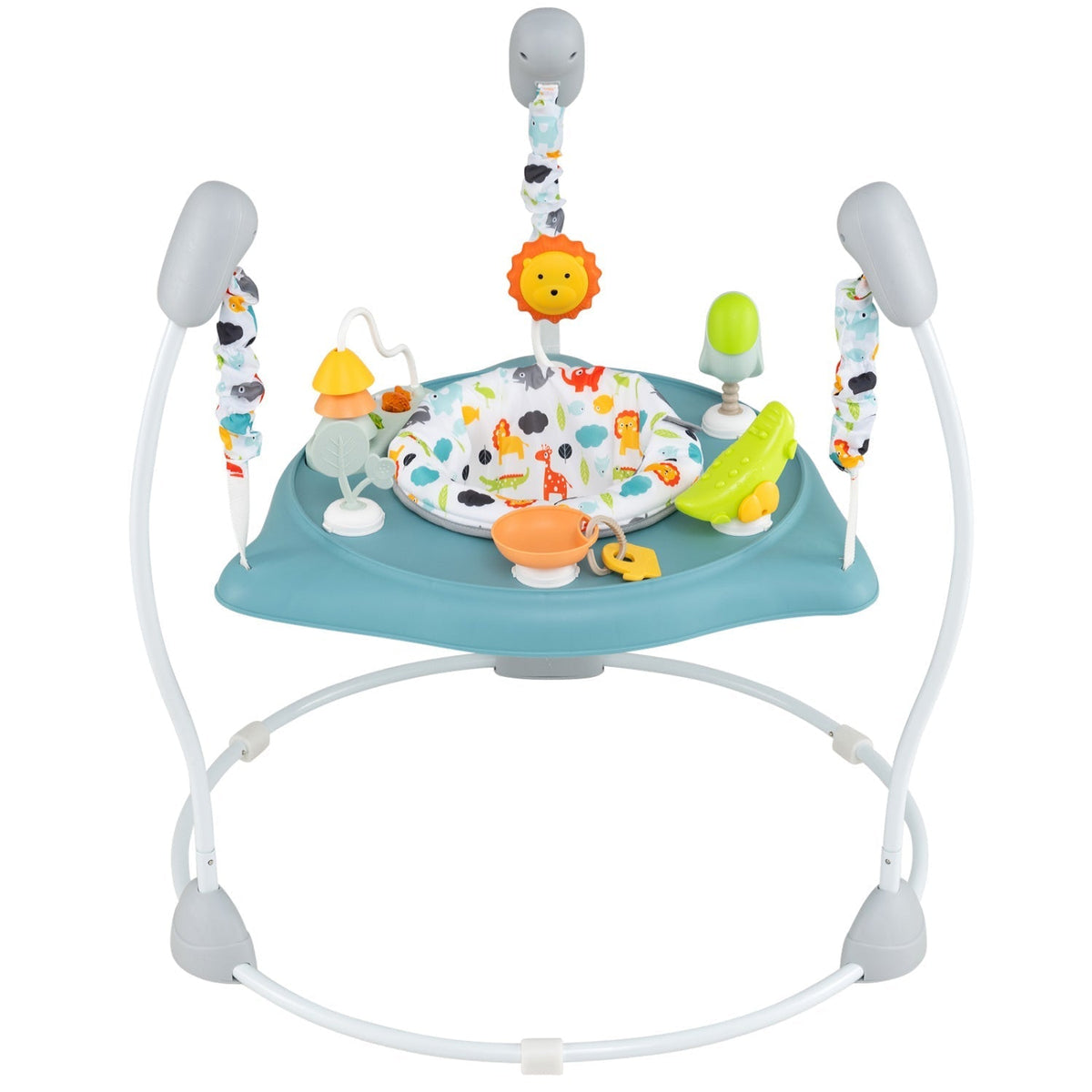 Baby Jump and Play Activity Center with Rotatable Seat and Interactive ToysTorqelo.com