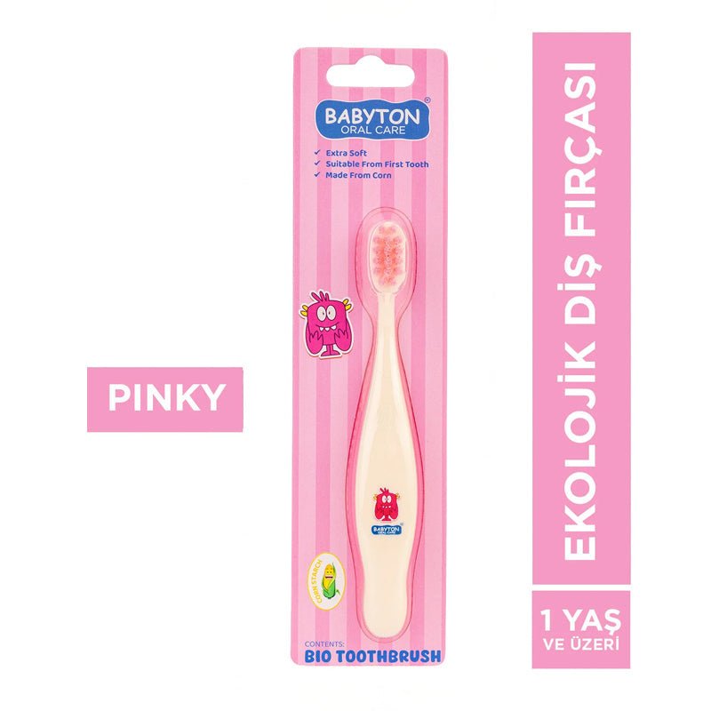 Babyton Pinky Ecological Kids Toothbrush with Soft BristlesOral CareTorqelo.com