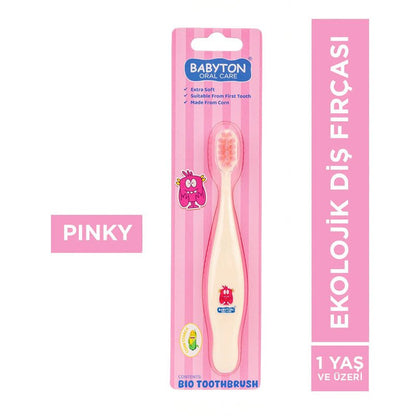 Babyton Pinky Ecological Kids Toothbrush with Soft BristlesOral CareTorqelo.com