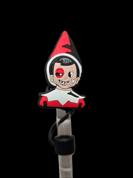 Snitch Elf 10mm silicone straw topper by THE SALTY CHIC