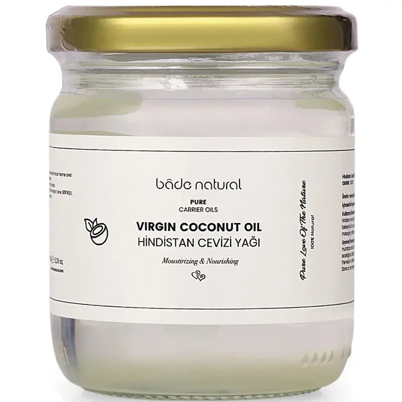 Bade Natural 100% Cold-Pressed Coconut Oil for Hair & Skin 150g by Beauty Care Bag
