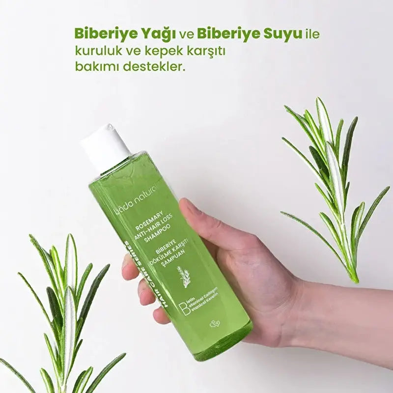 Bade Natural Rosemary Hair Care Shampoo for Volume 250ml by Beauty Care Bag