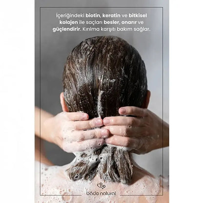 Bade Natural Rosemary Hair Care Shampoo for Volume 250ml by Beauty Care Bag
