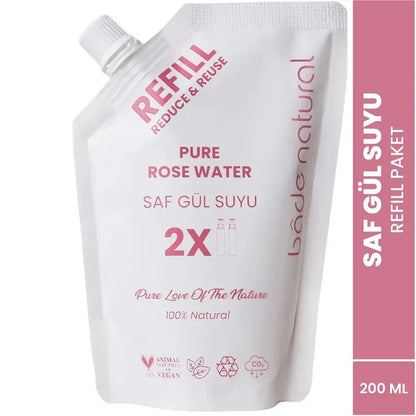 Bade Natural Pure Rose Water Soothing Toner Refill 200ml by Beauty Care Bag