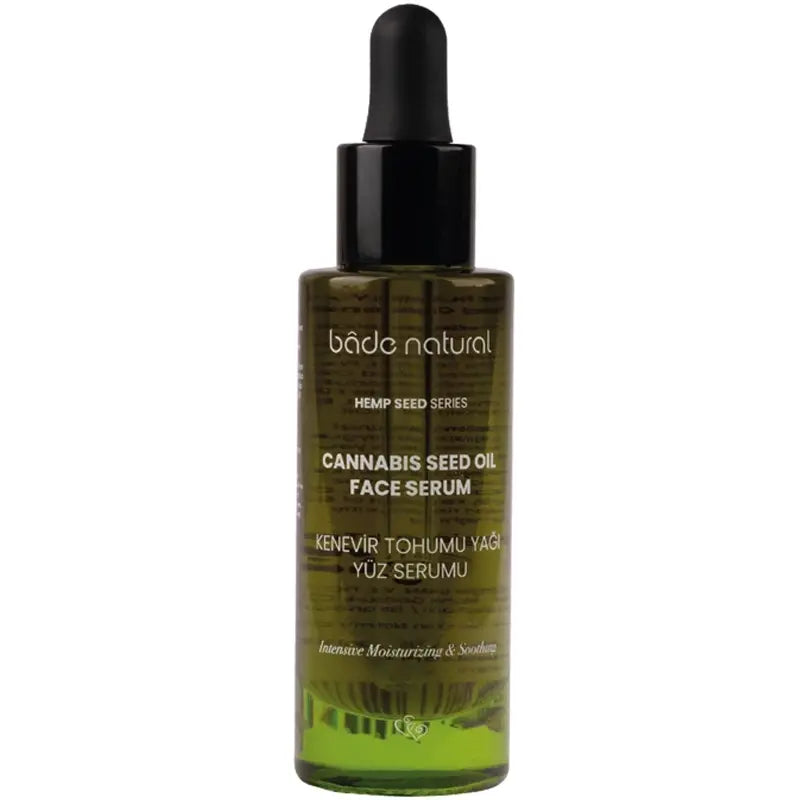Bade Natural Hemp Seed Oil Face Serum for Dry Skin 30ml by Beauty Care Bag