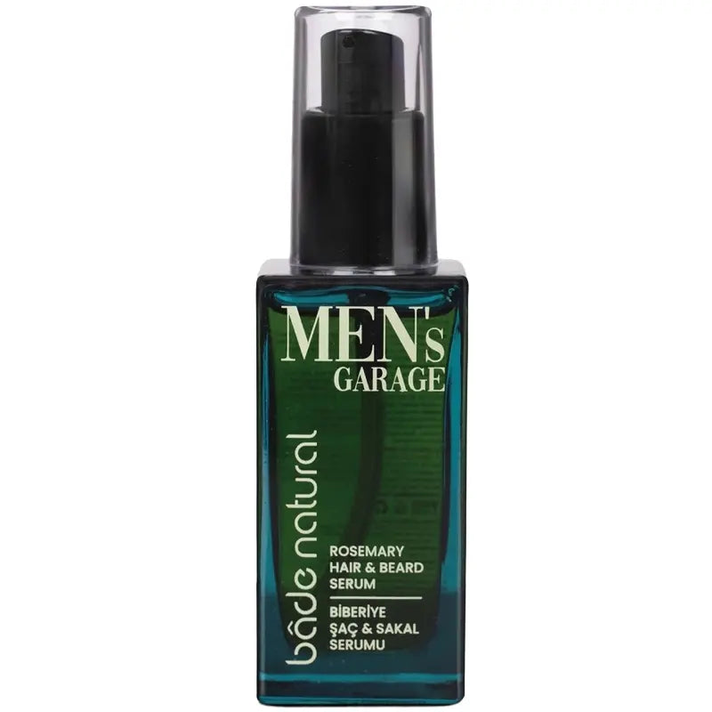 Bade Natural Men's Garage Rosemary Hair & Beard Serum 50ml by Beauty Care Bag