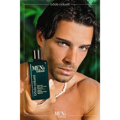 Bade Natural Men's Garage Rosemary Hair Strengthening Shampoo 300ml by Beauty Care Bag