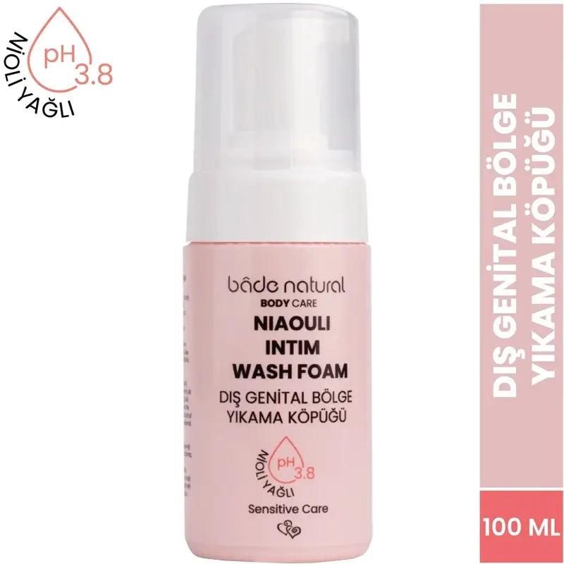 Bade Natural Niaouli Intim Wash Foam for Freshness 100ml by Beauty Care Bag