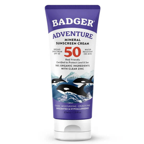 Badger Balm Organic Active Sport Sunscreen SPF 50 87ml by Beauty Care Bag