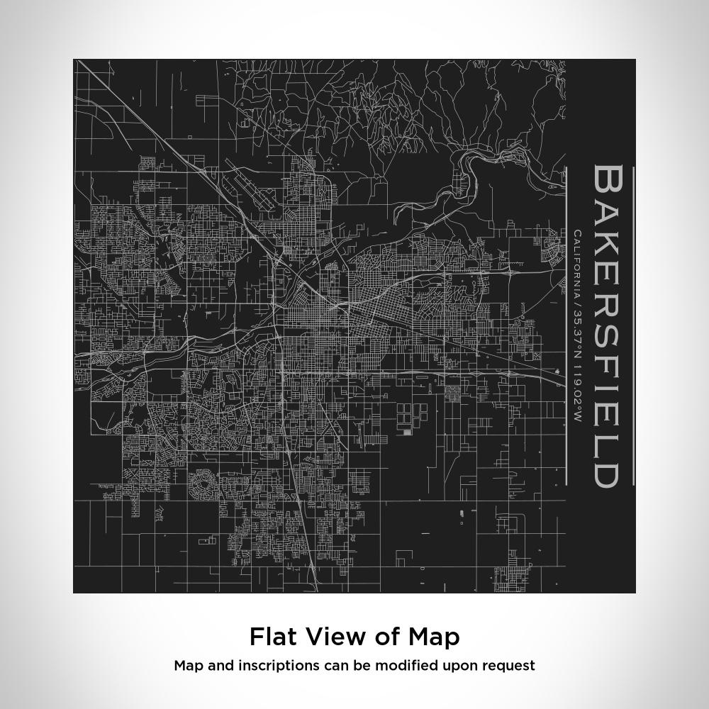 Bakersfield - California Map Tumbler in Matte Black by Cyan Castor