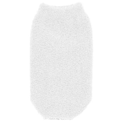 Balmy Polyester Bath Glove for Gentle Exfoliation - White by Beauty Care Bag
