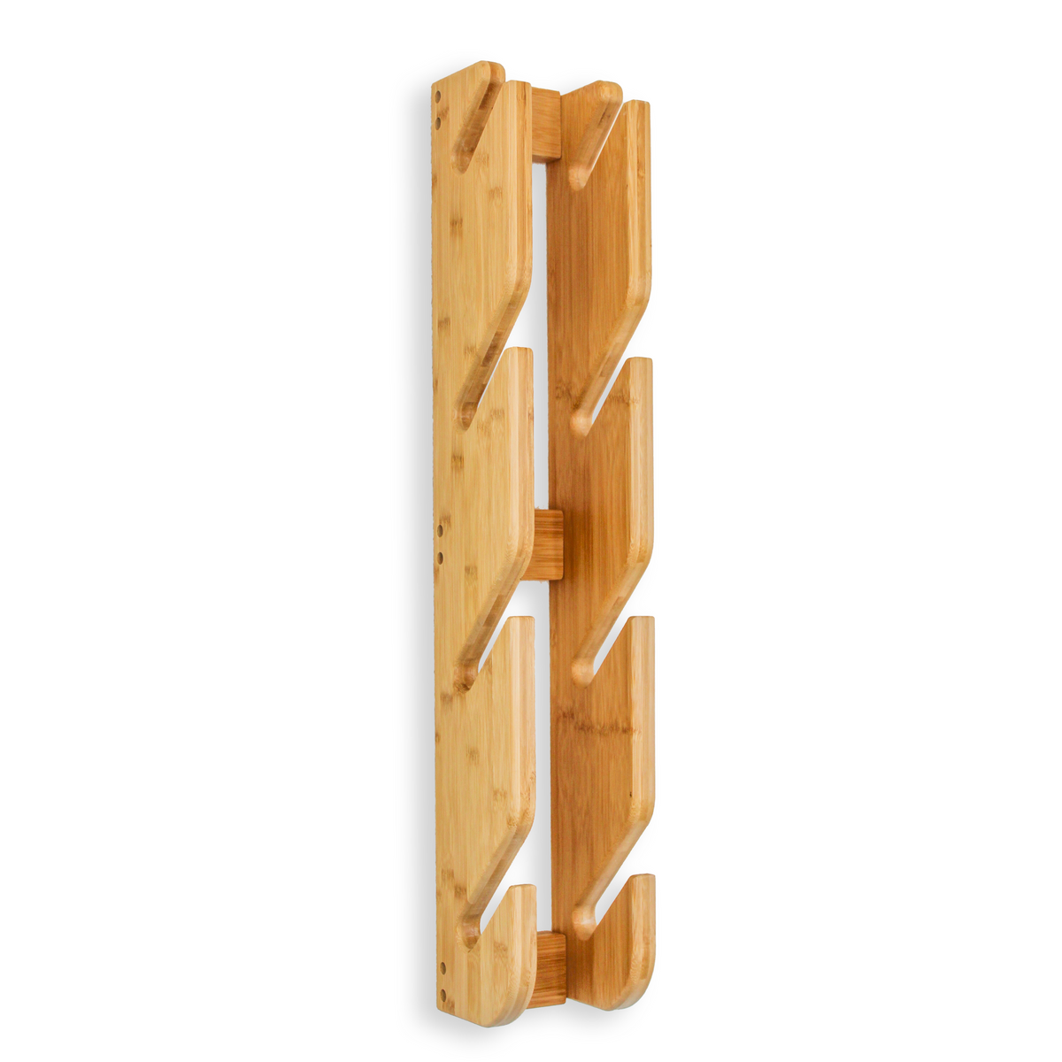 Four-Board Skateboard and Snowboard Bamboo Wall Rack by COR Surf