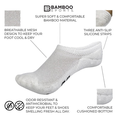 Invisible no show bamboo rayon socks – view 9