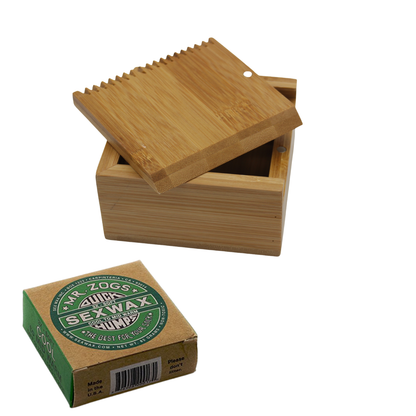 Bamboo Wax Comb and Box Set by COR Surf