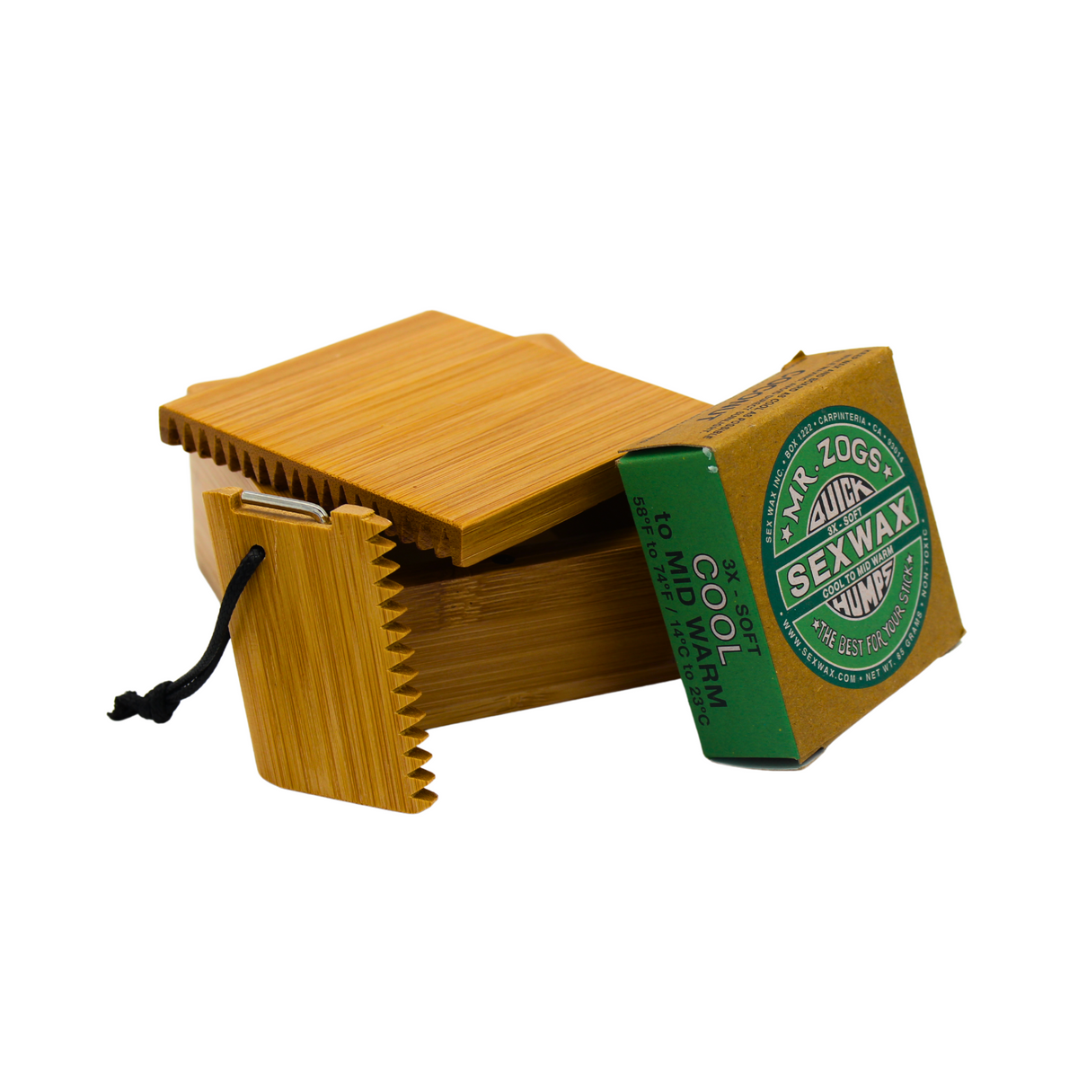 Bamboo Wax Comb and Box Set by COR Surf