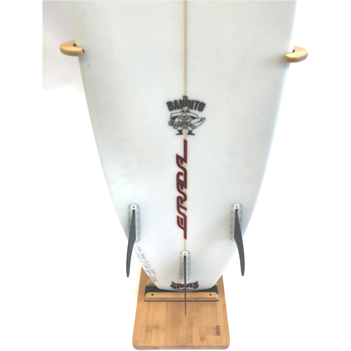 Bamboo Surfboard Display Stand | Longboards or Shortboards by COR Surf