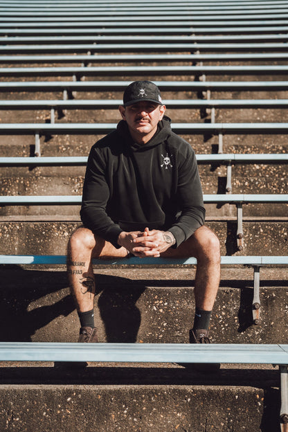 MEN'S | BASE LAYER HOODIE : BLACK by Alpha Country Training + Nutrition