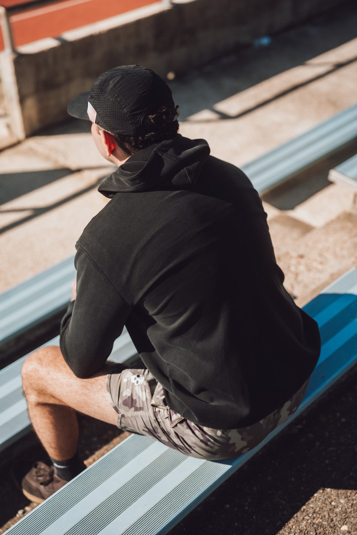 MEN'S | BASE LAYER HOODIE : BLACK by Alpha Country Training + Nutrition