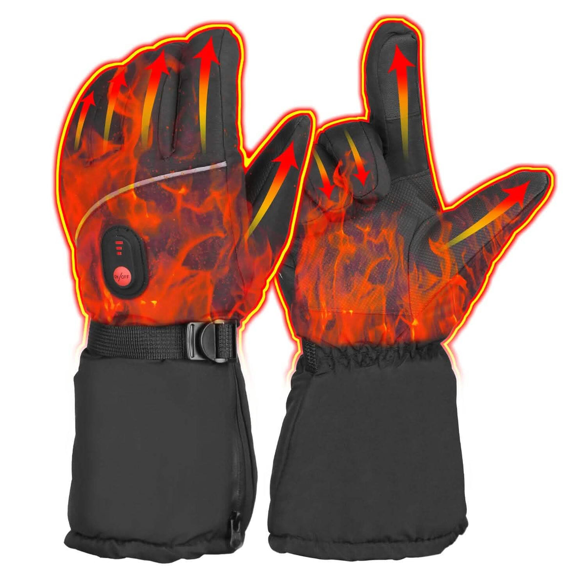 Battery Powered USB Touchscreen Thermal Gloves by EasyOptionXY