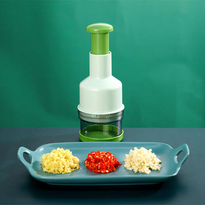 Manual Garlic & Nut Chopper with Stainless Steel Blade by SmartPursue™