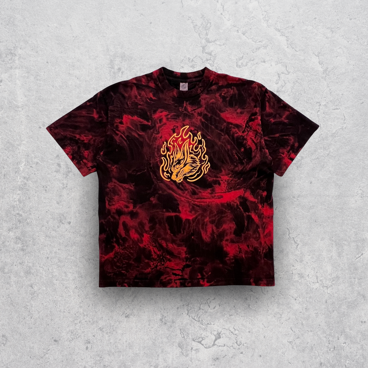 The Demon Fox heavyweight oversized crew neck t-shirt