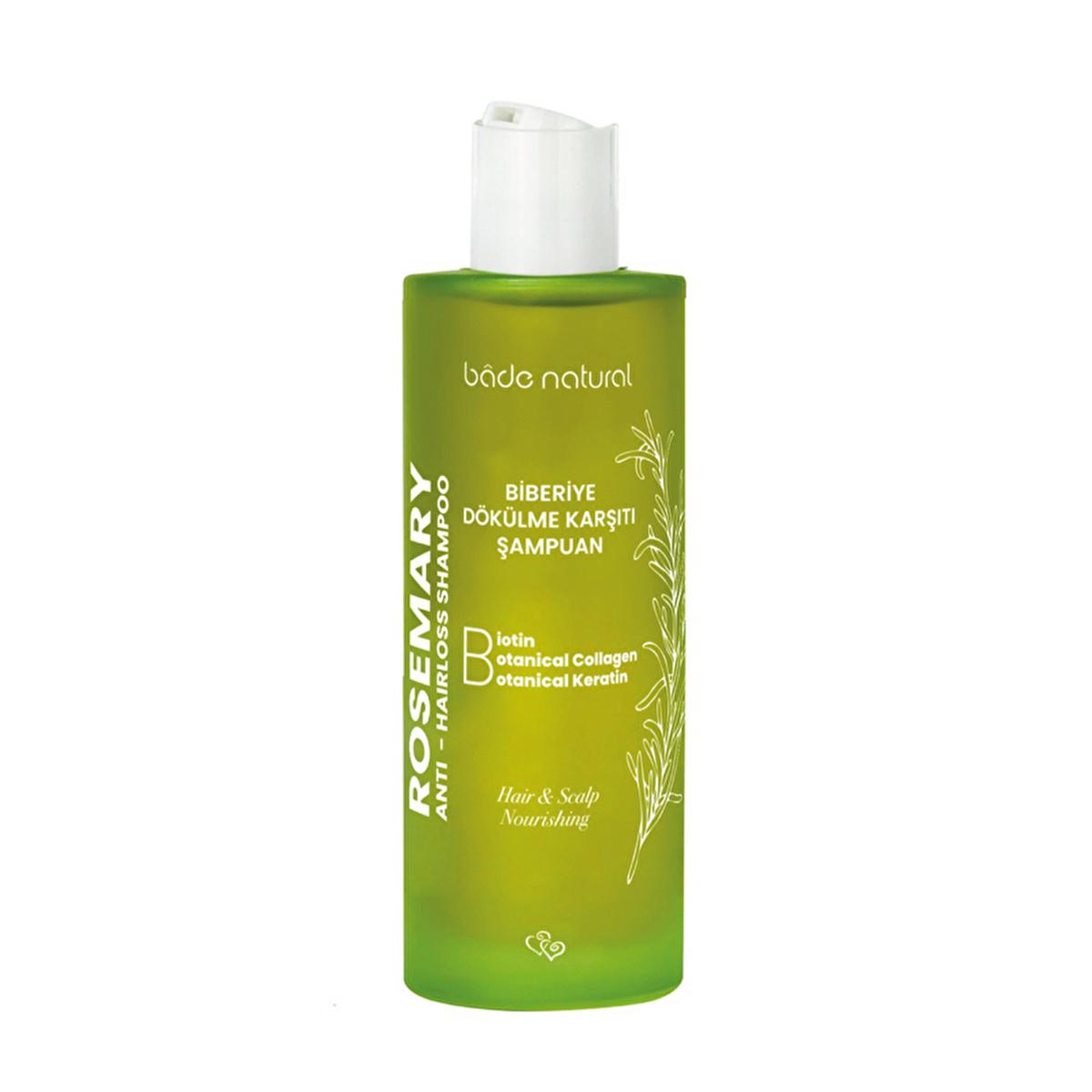Bade Natural rosemary shampoo with biotin, keratin and collagen, 6.76 fl oz