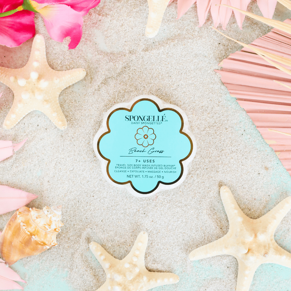 Beach Grass | Daisy SpongetteBody Wash Infused BufferTorqelo.com