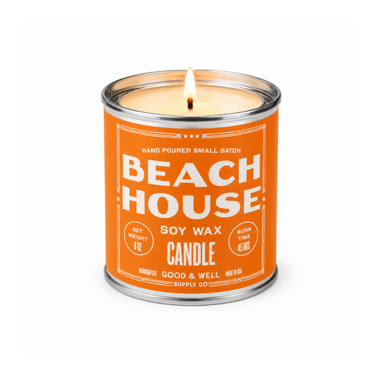 Beach House Happy Place Candle by Good & Well Supply Co.