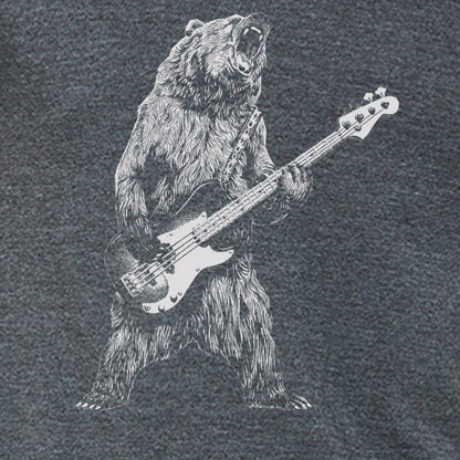 Bear Playing Bass Guitar by Indigo Tiger
