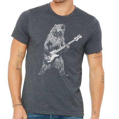 Bear Playing Bass Guitar by Indigo Tiger