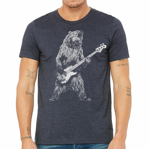 Bear Playing Bass Guitar by Indigo Tiger