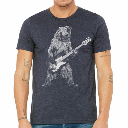 Bear Playing Bass Guitar by Indigo Tiger