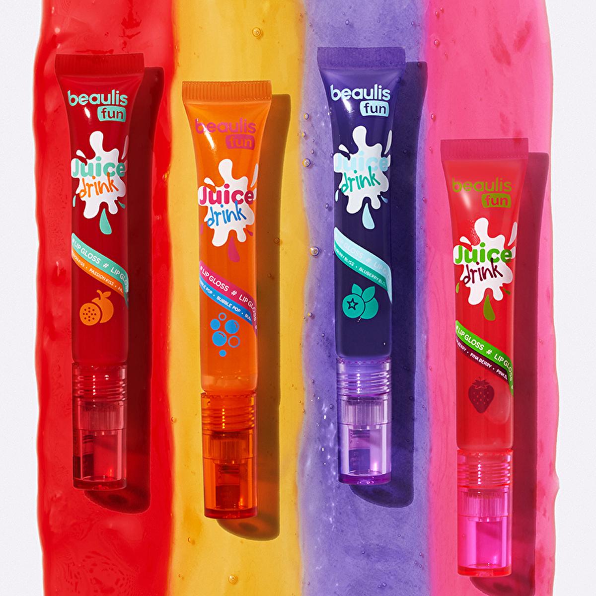 Beaulis Fun Juicy Drink Lip Gloss - Moisturizing, Flavored, Non-Sticky ShineLip GlossTorqelo.com