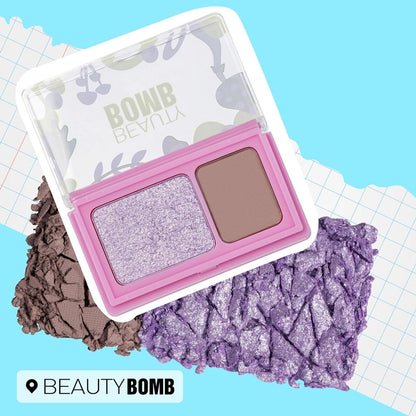 Beauty Bomb Duo Eyeshadow Palette 04 for Vibrant Eye LooksMakeupTorqelo.com