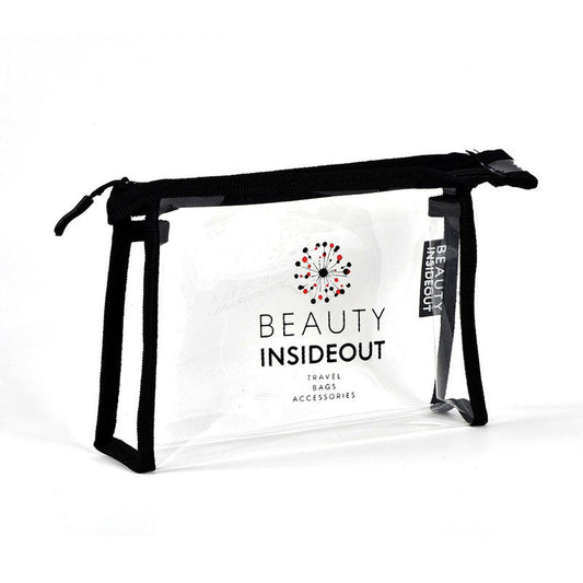 Beauty Insideout Small Transparent Makeup Bag 1 pc by Beauty Care Bag