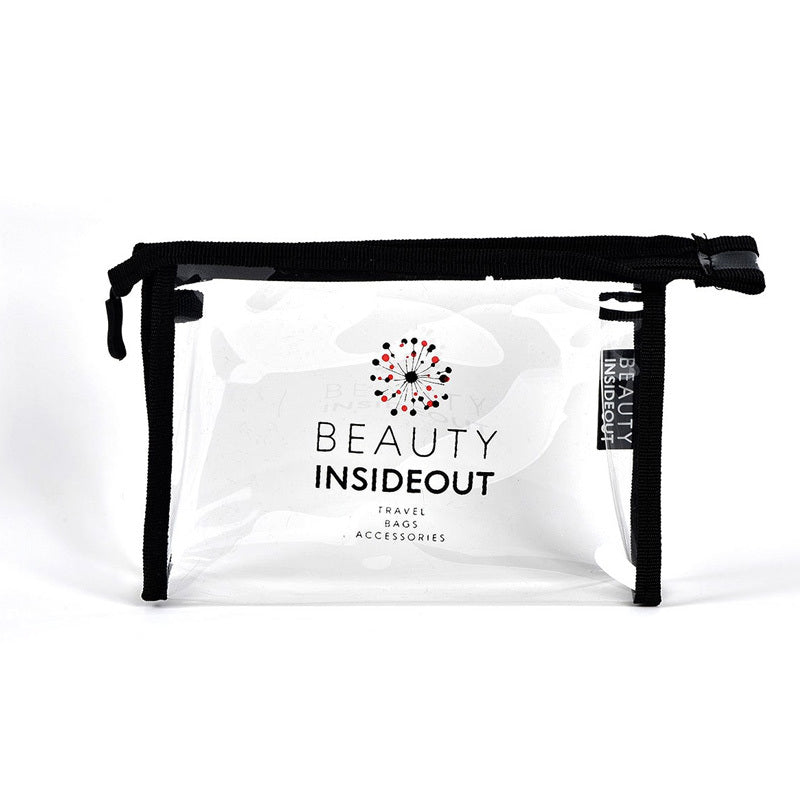 Beauty Insideout Small Transparent Makeup Bag 1 pc by Beauty Care Bag
