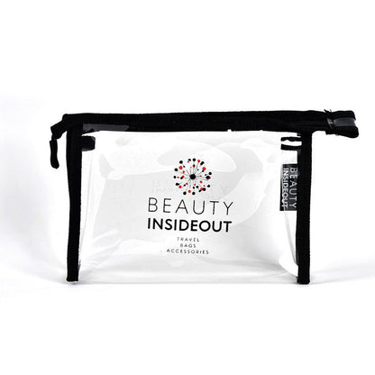 Beauty Insideout Small Transparent Makeup Bag 1 pc by Beauty Care Bag