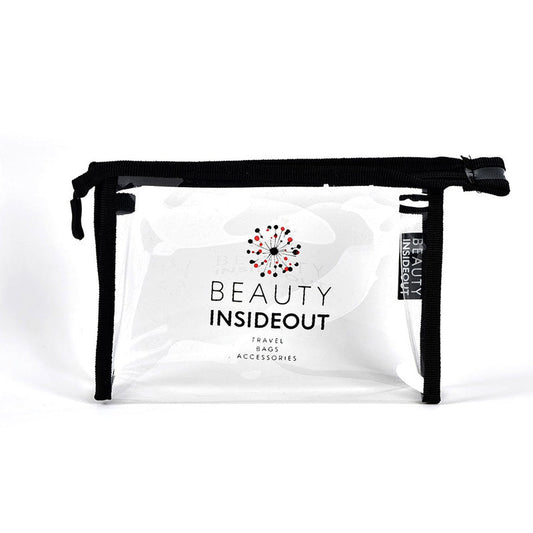 Beauty Insideout Small Transparent Makeup Bag 1 pc by Beauty Care Bag