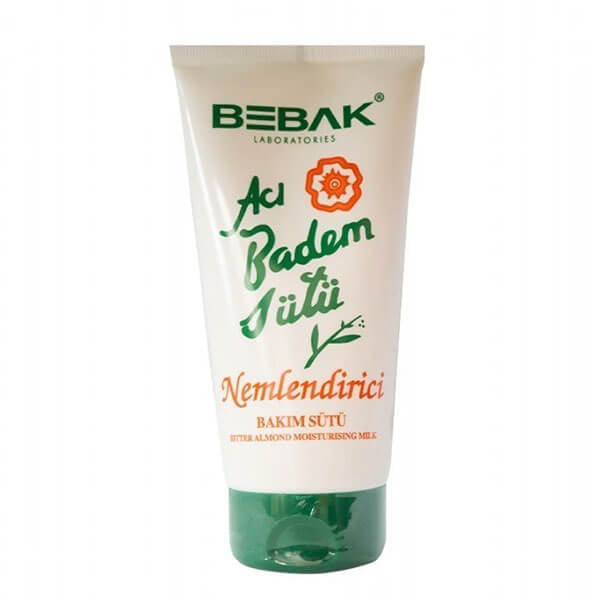 Bebak Bitter Almond Moisturizing Milk for Soft Skin 175 ml by Beauty Care Bag