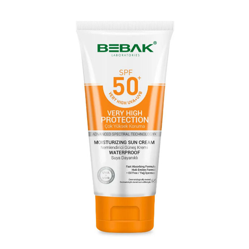 Bebak SPF 50+ Moisturizing Sun Cream with Beta-Glucan 75 ml by Beauty Care Bag