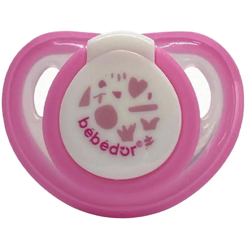Bebedor Flat Silicone Pacifier for Babies 6-18 Months by Beauty Care Bag