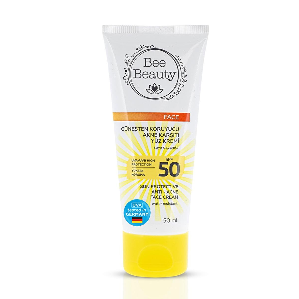 Bee Beauty Anti-Acne Sunscreen Face Cream with Matte Finish - 50ml, Dermatologically Tested, Water-ResistantMakeup PrimerTorqelo.com
