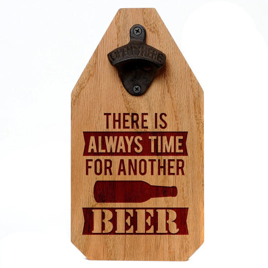 Beer Bottle Opener, wall mount bottle opener, wooden bottle opener, Father's Day Gifts for men, Birthday Gift for Boyfriend Husband by Joyful Moose
