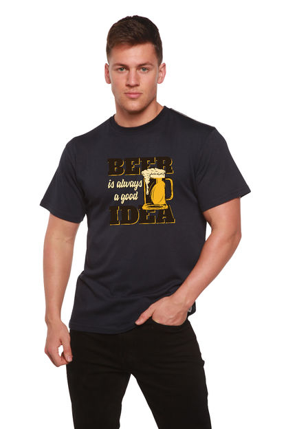 Beer Idea men's bamboo graphic T-shirt – view 6