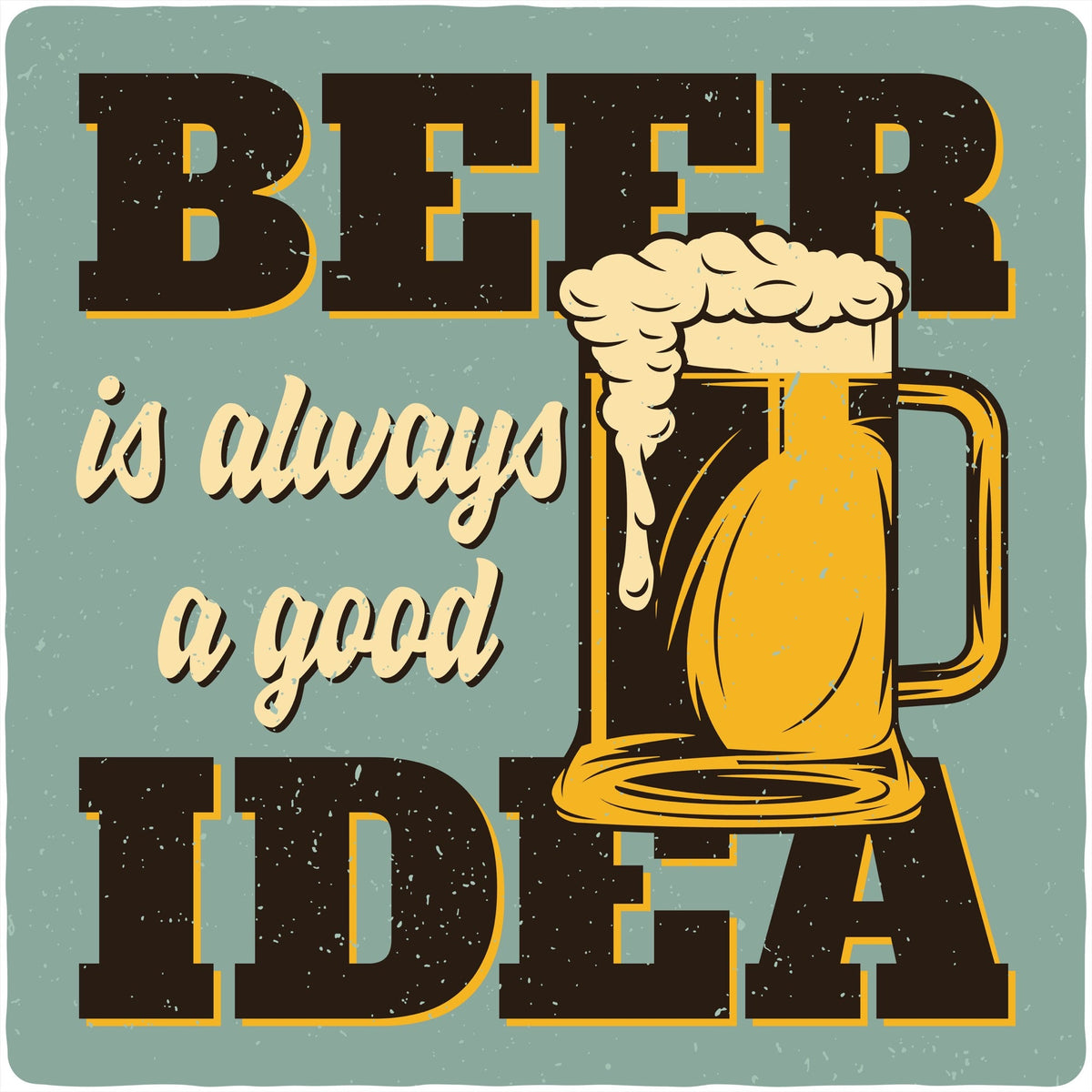 Beer Idea men's bamboo graphic T-shirt – view 2